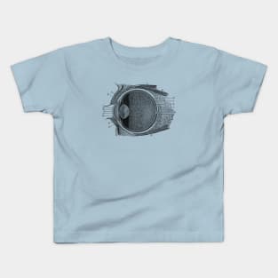 Unlabeled Eye Anatomy Diagram - Vintage Anatomy Kids T-Shirt